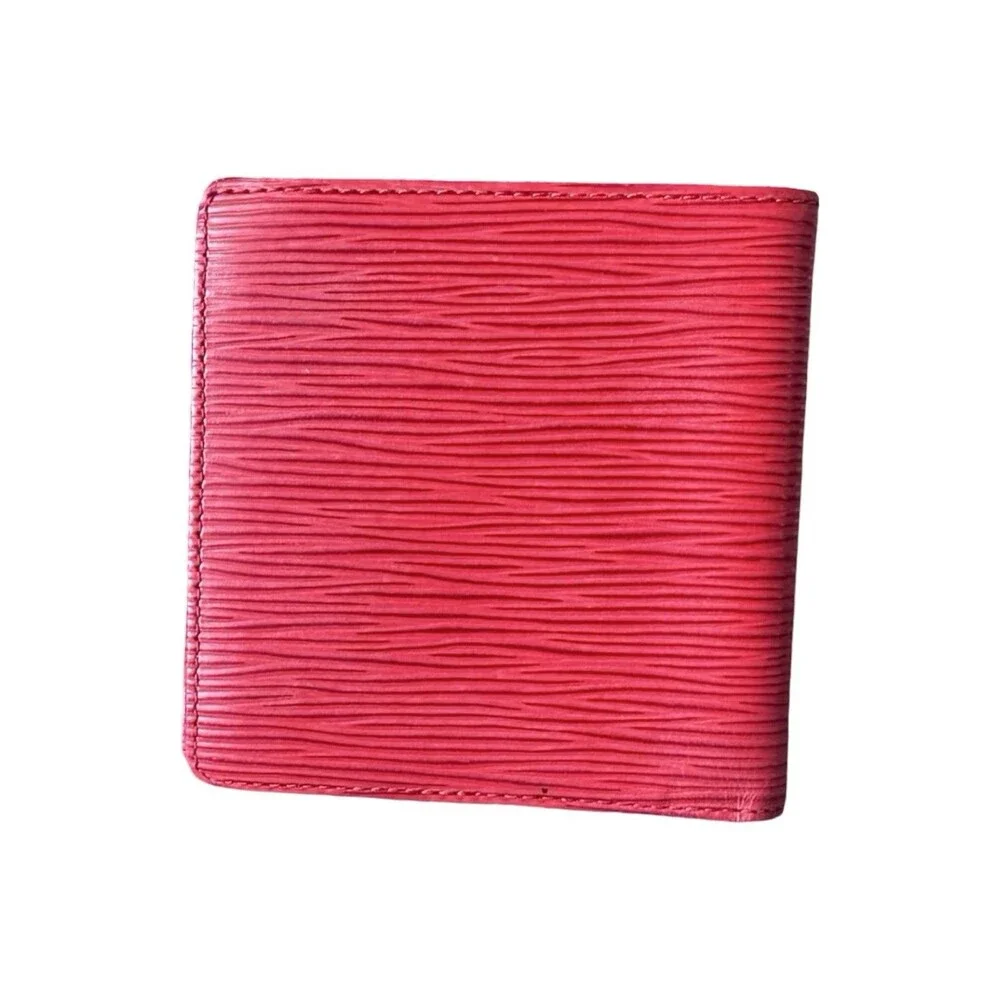 Louis Vuitton Marco wallet in red Epi leather Mens/Womens good condition